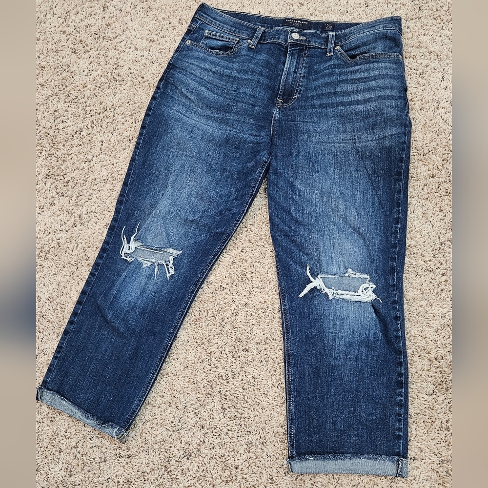 Lucky Brand Indigo Boyfriend Jeans